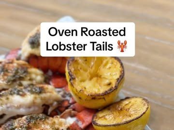 Garlic Butter Roasted Lobster Tails